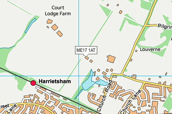 ME17 1AT map - OS VectorMap District (Ordnance Survey) ME17 1AT map - OS VectorMap District (Ordnance Survey)