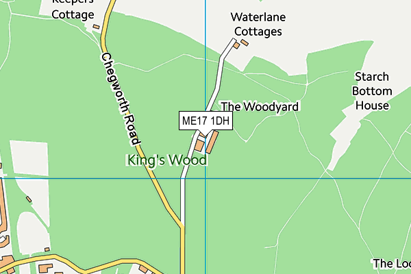 ME17 1DH map - OS VectorMap District (Ordnance Survey) ME17 1DH map - OS VectorMap District (Ordnance Survey)