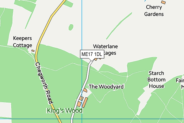 ME17 1DL map - OS VectorMap District (Ordnance Survey) ME17 1DL map - OS VectorMap District (Ordnance Survey)