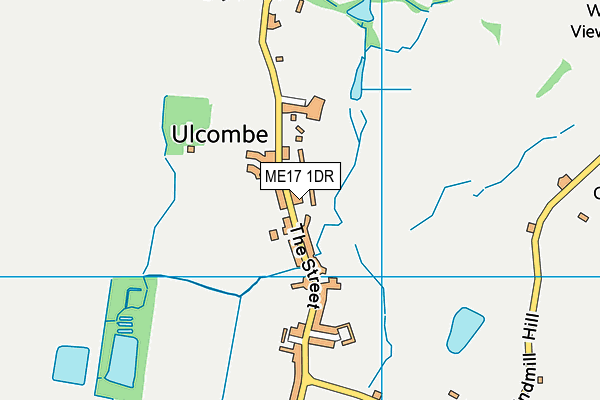 ME17 1DR map - OS VectorMap District (Ordnance Survey) ME17 1DR map - OS VectorMap District (Ordnance Survey)