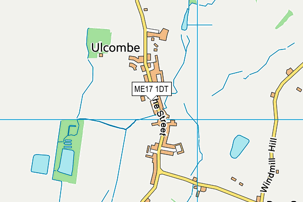 ME17 1DT map - OS VectorMap District (Ordnance Survey) ME17 1DT map - OS VectorMap District (Ordnance Survey)