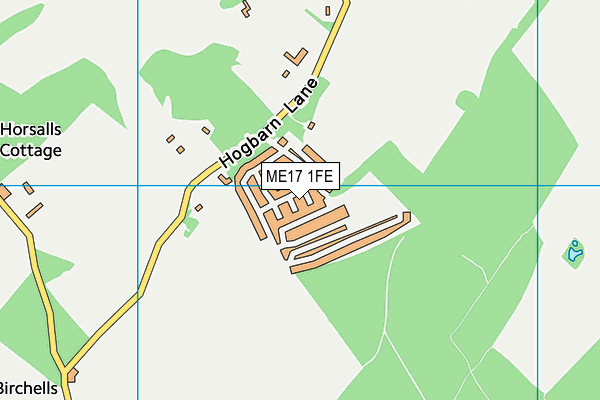 ME17 1FE map - OS VectorMap District (Ordnance Survey) ME17 1FE map - OS VectorMap District (Ordnance Survey)