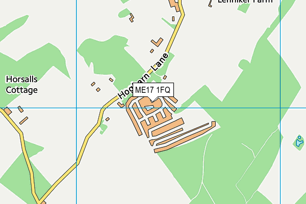 ME17 1FQ map - OS VectorMap District (Ordnance Survey) ME17 1FQ map - OS VectorMap District (Ordnance Survey)