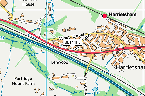 ME17 1FU map - OS VectorMap District (Ordnance Survey) ME17 1FU map - OS VectorMap District (Ordnance Survey)