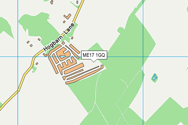 ME17 1GQ map - OS VectorMap District (Ordnance Survey) ME17 1GQ map - OS VectorMap District (Ordnance Survey)