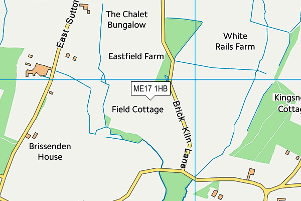 ME17 1HB map - OS VectorMap District (Ordnance Survey) ME17 1HB map - OS VectorMap District (Ordnance Survey)