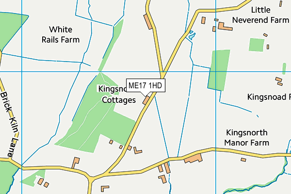 ME17 1HD map - OS VectorMap District (Ordnance Survey) ME17 1HD map - OS VectorMap District (Ordnance Survey)