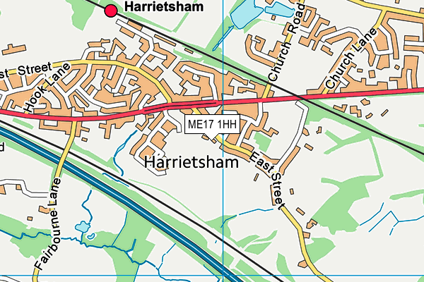 ME17 1HH map - OS VectorMap District (Ordnance Survey)