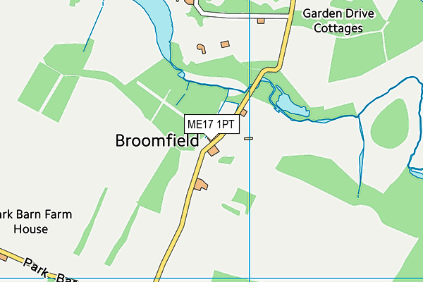 ME17 1PT map - OS VectorMap District (Ordnance Survey) ME17 1PT map - OS VectorMap District (Ordnance Survey)