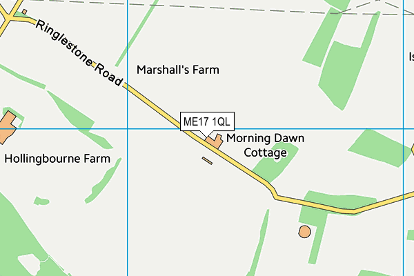ME17 1QL map - OS VectorMap District (Ordnance Survey) ME17 1QL map - OS VectorMap District (Ordnance Survey)