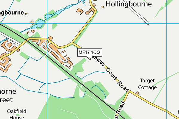 ME17 1QQ map - OS VectorMap District (Ordnance Survey) ME17 1QQ map - OS VectorMap District (Ordnance Survey)