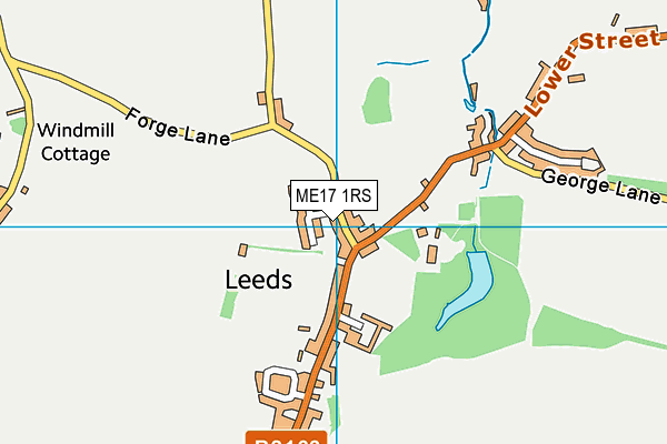 ME17 1RS map - OS VectorMap District (Ordnance Survey) ME17 1RS map - OS VectorMap District (Ordnance Survey)