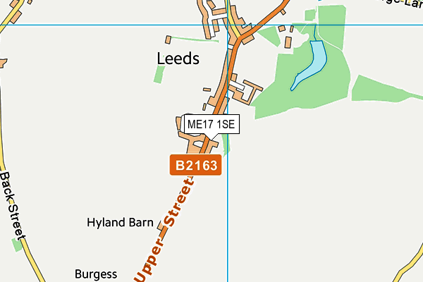 ME17 1SE map - OS VectorMap District (Ordnance Survey) ME17 1SE map - OS VectorMap District (Ordnance Survey)