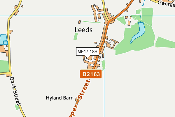 ME17 1SH map - OS VectorMap District (Ordnance Survey) ME17 1SH map - OS VectorMap District (Ordnance Survey)