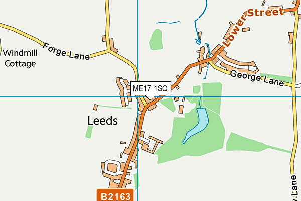 ME17 1SQ map - OS VectorMap District (Ordnance Survey) ME17 1SQ map - OS VectorMap District (Ordnance Survey)