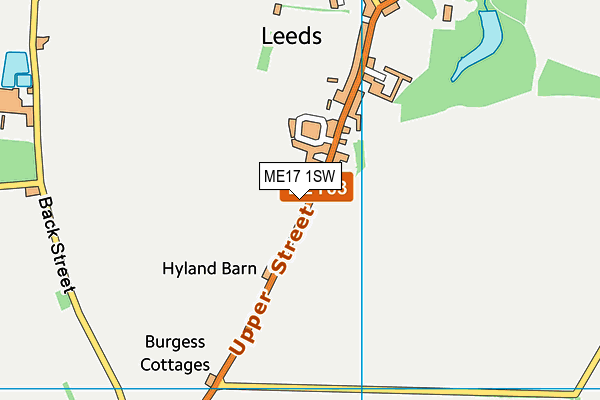 ME17 1SW map - OS VectorMap District (Ordnance Survey) ME17 1SW map - OS VectorMap District (Ordnance Survey)