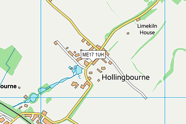ME17 1UH map - OS VectorMap District (Ordnance Survey) ME17 1UH map - OS VectorMap District (Ordnance Survey)