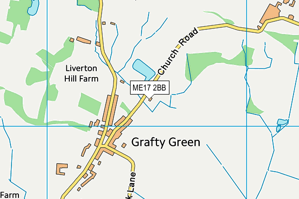 ME17 2BB map - OS VectorMap District (Ordnance Survey) ME17 2BB map - OS VectorMap District (Ordnance Survey)