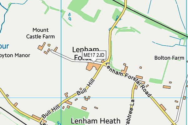 ME17 2JD map - OS VectorMap District (Ordnance Survey) ME17 2JD map - OS VectorMap District (Ordnance Survey)