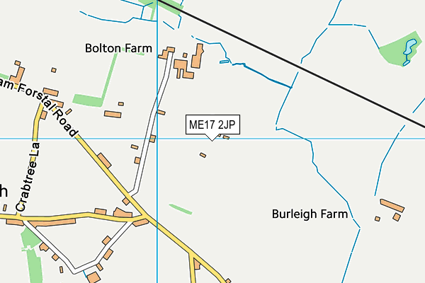 ME17 2JP map - OS VectorMap District (Ordnance Survey) ME17 2JP map - OS VectorMap District (Ordnance Survey)