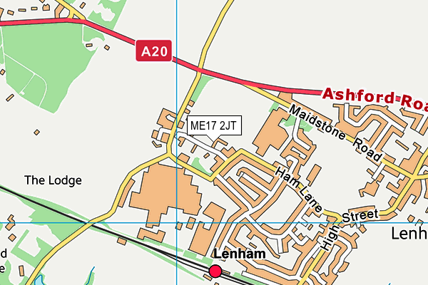 ME17 2JT map - OS VectorMap District (Ordnance Survey) ME17 2JT map - OS VectorMap District (Ordnance Survey)