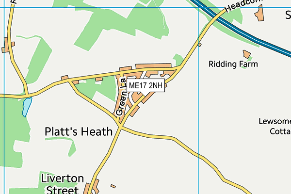 ME17 2NH map - OS VectorMap District (Ordnance Survey)