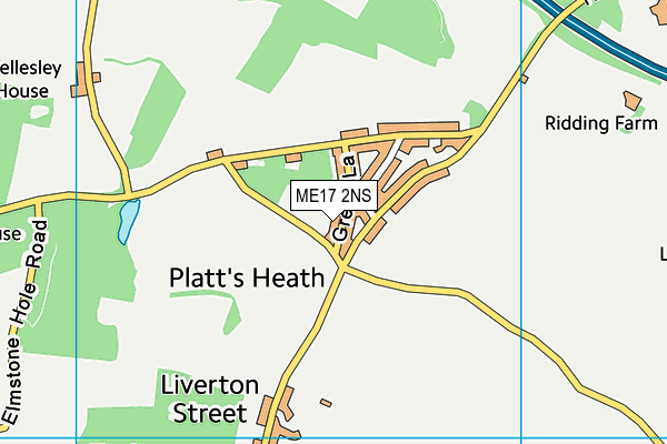 ME17 2NS map - OS VectorMap District (Ordnance Survey) ME17 2NS map - OS VectorMap District (Ordnance Survey)