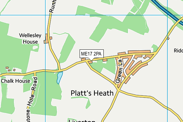ME17 2PA map - OS VectorMap District (Ordnance Survey) ME17 2PA map - OS VectorMap District (Ordnance Survey)
