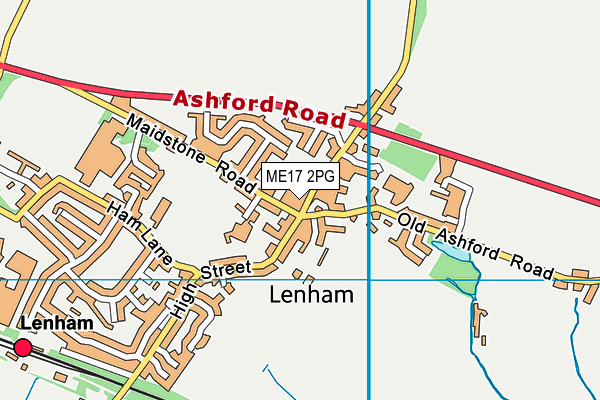 ME17 2PG map - OS VectorMap District (Ordnance Survey) ME17 2PG map - OS VectorMap District (Ordnance Survey)