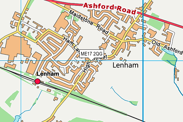 ME17 2QG map - OS VectorMap District (Ordnance Survey) ME17 2QG map - OS VectorMap District (Ordnance Survey)