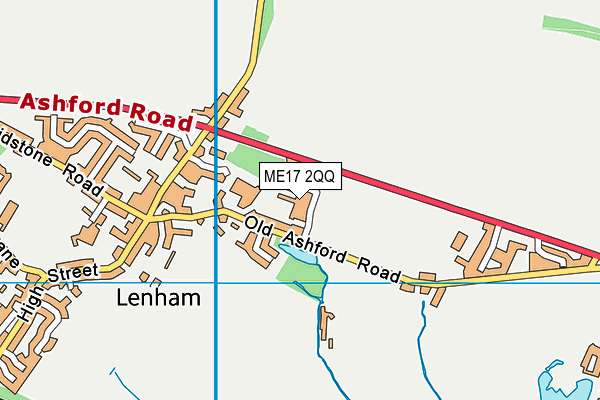 ME17 2QQ map - OS VectorMap District (Ordnance Survey) ME17 2QQ map - OS VectorMap District (Ordnance Survey)