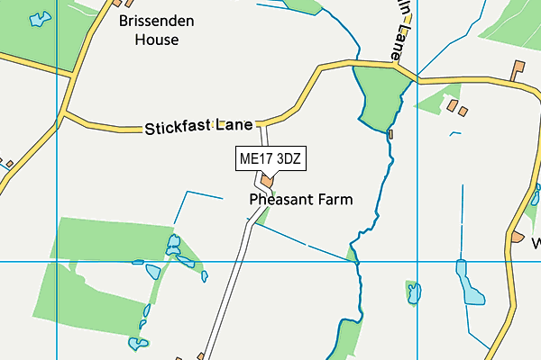 ME17 3DZ map - OS VectorMap District (Ordnance Survey) ME17 3DZ map - OS VectorMap District (Ordnance Survey)