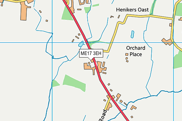 ME17 3EH map - OS VectorMap District (Ordnance Survey) ME17 3EH map - OS VectorMap District (Ordnance Survey)