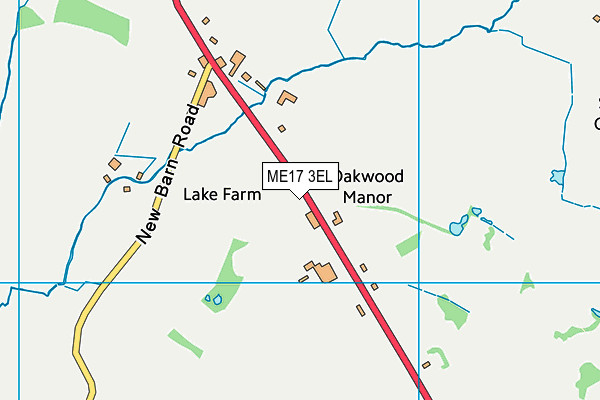 ME17 3EL map - OS VectorMap District (Ordnance Survey) ME17 3EL map - OS VectorMap District (Ordnance Survey)