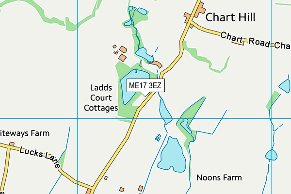 ME17 3EZ map - OS VectorMap District (Ordnance Survey) ME17 3EZ map - OS VectorMap District (Ordnance Survey)