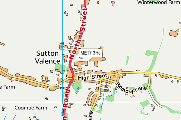 ME17 3HJ map - OS VectorMap District (Ordnance Survey)