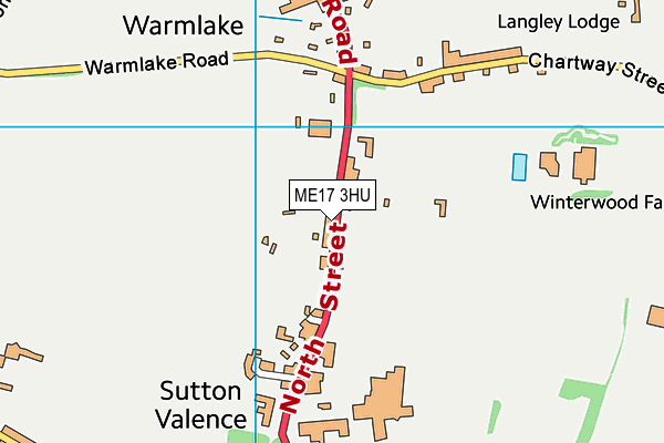 ME17 3HU map - OS VectorMap District (Ordnance Survey)