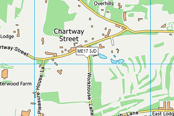 ME17 3JD map - OS VectorMap District (Ordnance Survey)