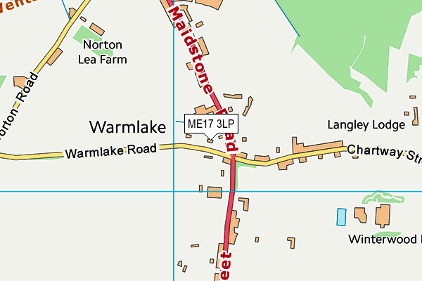ME17 3LP map - OS VectorMap District (Ordnance Survey) ME17 3LP map - OS VectorMap District (Ordnance Survey)