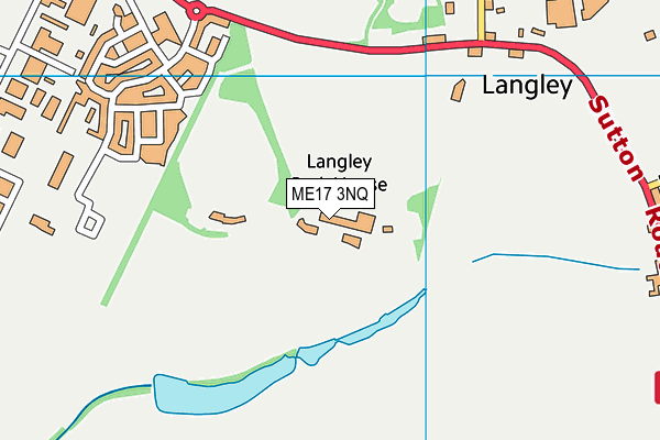 ME17 3NQ map - OS VectorMap District (Ordnance Survey)