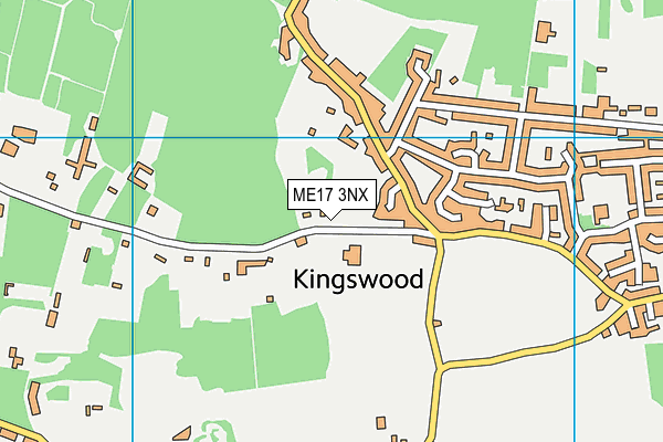 ME17 3NX map - OS VectorMap District (Ordnance Survey) ME17 3NX map - OS VectorMap District (Ordnance Survey)