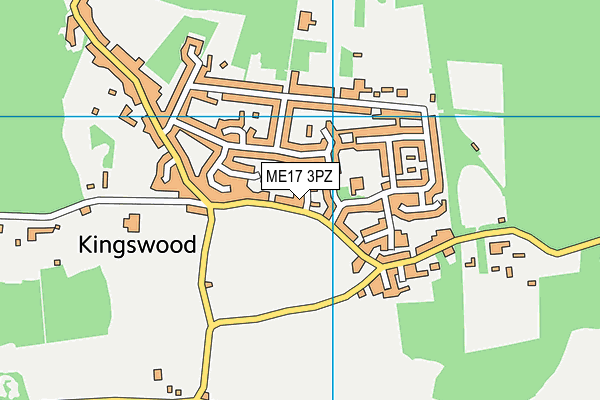 ME17 3PZ map - OS VectorMap District (Ordnance Survey) ME17 3PZ map - OS VectorMap District (Ordnance Survey)