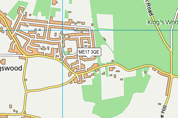 ME17 3QE map - OS VectorMap District (Ordnance Survey) ME17 3QE map - OS VectorMap District (Ordnance Survey)