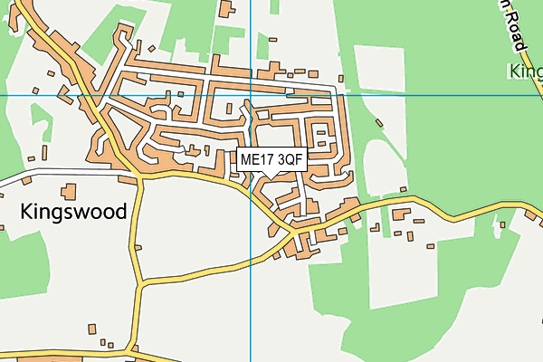 ME17 3QF map - OS VectorMap District (Ordnance Survey) ME17 3QF map - OS VectorMap District (Ordnance Survey)