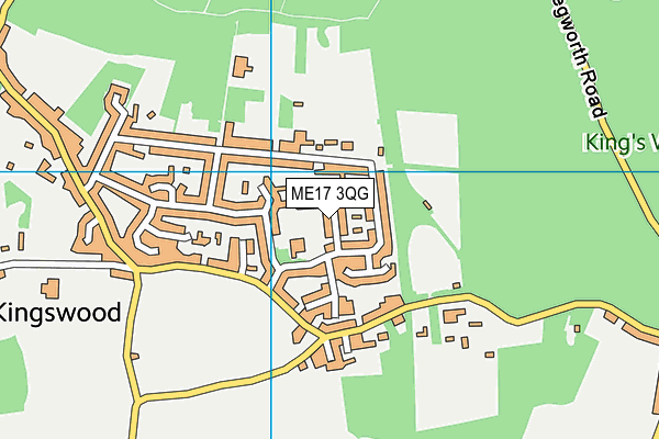 ME17 3QG map - OS VectorMap District (Ordnance Survey) ME17 3QG map - OS VectorMap District (Ordnance Survey)