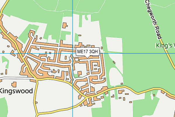ME17 3QH map - OS VectorMap District (Ordnance Survey) ME17 3QH map - OS VectorMap District (Ordnance Survey)