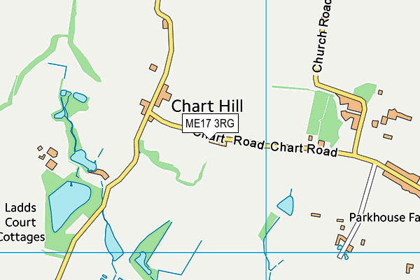 ME17 3RG map - OS VectorMap District (Ordnance Survey)