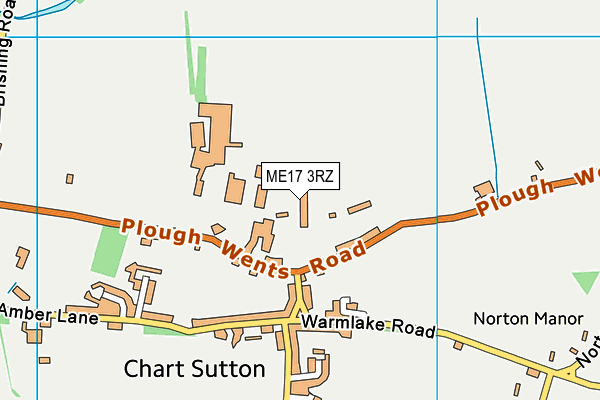ME17 3RZ map - OS VectorMap District (Ordnance Survey) ME17 3RZ map - OS VectorMap District (Ordnance Survey)