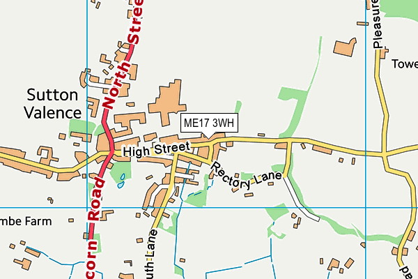 ME17 3WH map - OS VectorMap District (Ordnance Survey) ME17 3WH map - OS VectorMap District (Ordnance Survey)