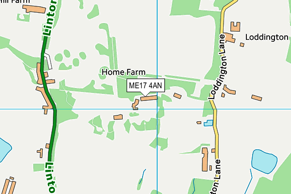 ME17 4AN map - OS VectorMap District (Ordnance Survey) ME17 4AN map - OS VectorMap District (Ordnance Survey)